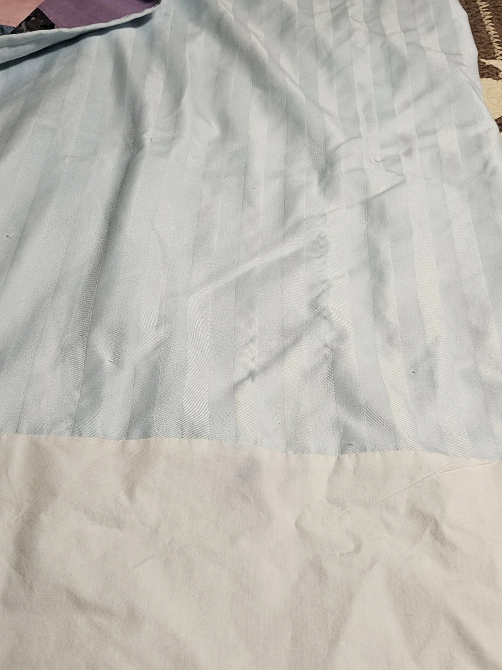 Homemade Patchwork Quilt Throw - Multicolor Squares
